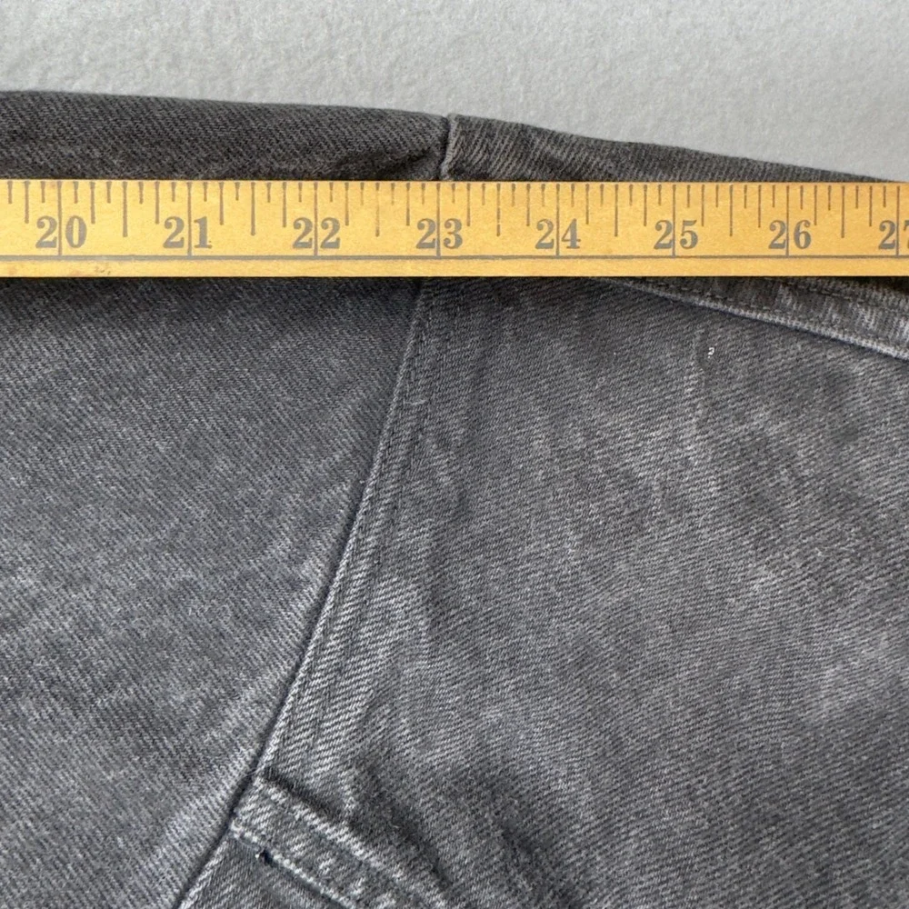Vtg Levi's 70598 Trucker Jacket Men's XL Black Denim 90s Faded Wash‎